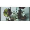 SIGNWIN 3 Piece Framed Canvas Wall Art Green Blossom Canvas Prints Home Artwork Decoration for Living Room,Bedroom - 16"x24"x3 Panels view 2