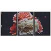 SIGNWIN 3 Piece Framed Canvas Wall Art Assorted Blossoms Canvas Prints Home Artwork Decoration for Living Room,Bedroom - 16"x24"x3 Panels view 2