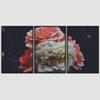 SIGNWIN 3 Piece Framed Canvas Wall Art Assorted Blossoms Canvas Prints Home Artwork Decoration for Living Room,Bedroom - 16"x24"x3 Panels view 3