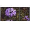 SIGNWIN 3 Piece Framed Canvas Wall Art Purple Blossom Canvas Prints Home Artwork Decoration for Living Room,Bedroom - 16"x24"x3 Panels view 2