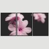 SIGNWIN 3 Piece Framed Canvas Wall Art Pink Blossom Canvas Prints Home Artwork Decoration for Living Room,Bedroom - 16"x24"x3 Panels view 3