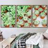 SIGNWIN 3 Piece Framed Canvas Wall Art Greenery in Pots Canvas Prints Home Artwork Decoration for Living Room,Bedroom - 16"x24"x3 Panels view 1