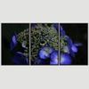 SIGNWIN 3 Piece Framed Canvas Wall Art Blue Blossom Canvas Prints Home Artwork Decoration for Living Room,Bedroom - 16"x24"x3 Panels view 3
