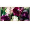 SIGNWIN 3 Piece Framed Canvas Wall Art Purple Blossom Canvas Prints Home Artwork Decoration for Living Room,Bedroom - 16"x24"x3 Panels view 2