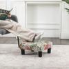 Joveco Small Foot Rest Stool Ottoman, 15" Fabric Square Footstool Upholstered Footrest for Chair, Under Desk, Office, Living Room, Boho Floral view 2