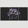 SIGNWIN 3 Piece Framed Canvas Wall Art Purple Blossom Canvas Prints Home Artwork Decoration for Living Room,Bedroom - 16"x24"x3 Panels view 3