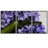 SIGNWIN 3 Piece Framed Canvas Wall Art Purple Blossom Canvas Prints Home Artwork Decoration for Living Room,Bedroom - 16"x24"x3 Panels view 2