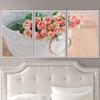 SIGNWIN 3 Piece Framed Canvas Wall Art Pink Blossom Canvas Prints Home Artwork Decoration for Living Room,Bedroom - 16"x24"x3 Panels view 1