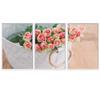 SIGNWIN 3 Piece Framed Canvas Wall Art Pink Blossom Canvas Prints Home Artwork Decoration for Living Room,Bedroom - 16"x24"x3 Panels view 2