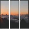 SIGNWIN 3 Piece Framed Canvas Wall Art Foggy Mountains Canvas Prints Home Artwork Decoration for Living Room,Bedroom - 16"x24"x3 Panels view 1