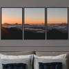 SIGNWIN 3 Piece Framed Canvas Wall Art Foggy Mountains Canvas Prints Home Artwork Decoration for Living Room,Bedroom - 16"x24"x3 Panels view 2
