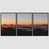 SIGNWIN 3 Piece Framed Canvas Wall Art Foggy Mountains Canvas Prints Home Artwork Decoration for Living Room,Bedroom - 16"x24"x3 Panels view 3