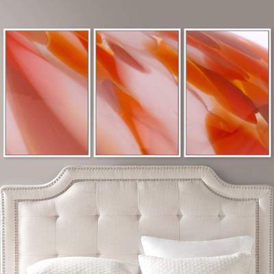 SIGNWIN 3 Piece Framed Canvas Wall Art Abstract Colorful Canvas Prints Home Artwork Decoration for Living Room,Bedroom - 16"x24"x3 Panels