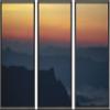 SIGNWIN 3 Piece Framed Canvas Wall Art Orange Sunset Canvas Prints Home Artwork Decoration for Living Room,Bedroom - 16"x24"x3 Panels view 1