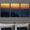 SIGNWIN 3 Piece Framed Canvas Wall Art Orange Sunset Canvas Prints Home Artwork Decoration for Living Room,Bedroom - 16"x24"x3 Panels view 2