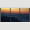SIGNWIN 3 Piece Framed Canvas Wall Art Orange Sunset Canvas Prints Home Artwork Decoration for Living Room,Bedroom - 16"x24"x3 Panels view 3