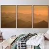 SIGNWIN 3 Piece Framed Canvas Wall Art Orange Sunset Canvas Prints Home Artwork Decoration for Living Room,Bedroom - 16"x24"x3 Panels view 2