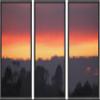 SIGNWIN 3 Piece Framed Canvas Wall Art Orange Sunset Canvas Prints Home Artwork Decoration for Living Room,Bedroom - 16"x24"x3 Panels view 1