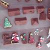 3pcs Silicone Christmas Baking Mold 3D House Christmas Tree Snowman Gingerbread Man Cake Mold for Mousse Cake Muffin Baking Chocolate Red view 4