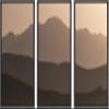 SIGNWIN 3 Piece Framed Canvas Wall Art Orange Sunset Canvas Prints Home Artwork Decoration for Living Room,Bedroom - 16"x24"x3 Panels view 1