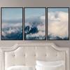 SIGNWIN 3 Piece Framed Canvas Wall Art Foggy Mountains Canvas Prints Home Artwork Decoration for Living Room,Bedroom - 16"x24"x3 Panels view 2