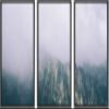 SIGNWIN 3 Piece Framed Canvas Wall Art Foggy Mountains Canvas Prints Home Artwork Decoration for Living Room,Bedroom - 16"x24"x3 Panels view 1