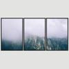 SIGNWIN 3 Piece Framed Canvas Wall Art Foggy Mountains Canvas Prints Home Artwork Decoration for Living Room,Bedroom - 16"x24"x3 Panels view 3
