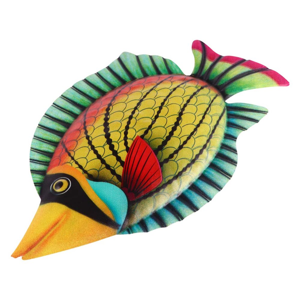 Cabilock Creative Fish Wall Art Decor for Garden Home Unique Iron Fish Sculpture for Vibrant Ambience for Friends Family