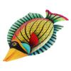 Cabilock Creative Fish Wall Art Decor for Garden Home Unique Iron Fish Sculpture for Vibrant Ambience for Friends Family view 1