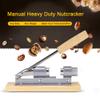 Heavy Duty Nutcracker,Manual Mechanical Lever Walnut Plier Labor Saving Desktop Opener Tools Shell Breaker with Wood Base & Handle for Hazelnuts Almonds Brazil Nuts Pecan view 3