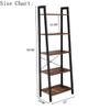 Basic Houseware Standing Shelf Unit Wood Bookcase Storage Organizer 5 Tiers Bookshelf Rack for Living Room view 2