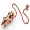 Copper Cone Pendulum for Reiki Healing, Dowsing & Chakra Balancing Divination, Meditation & Fortune Energy Cleansing Tool view 1