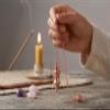 Copper Cone Pendulum for Reiki Healing, Dowsing & Chakra Balancing Divination, Meditation & Fortune Energy Cleansing Tool view 2