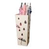 Umbrella Racks AYY White Floor-Standing Metal Umbrella Stand Umbrella Holder, Home Commercial Corridor Entrance Storage Rack, Waterproof and Rust-Proof, 4 Styles, 20x20x50cm (Size : Style 3) view 1