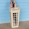 Umbrella Racks AYY White Floor-Standing Metal Umbrella Stand Umbrella Holder, Home Commercial Corridor Entrance Storage Rack, Waterproof and Rust-Proof, 4 Styles, 20x20x50cm (Size : Style 4) view 2
