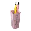 Umbrella Racks AYY Pink Wrought Iron Umbrella Stand Umbrella Holder, A Multifunctional Umbrella Storage Bucket for Cafes and Hotels, Can Hold 8-10 Umbrellas, 20x20x50cm view 1