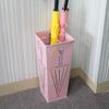 Umbrella Racks AYY Pink Wrought Iron Umbrella Stand Umbrella Holder, A Multifunctional Umbrella Storage Bucket for Cafes and Hotels, Can Hold 8-10 Umbrellas, 20x20x50cm view 2