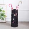 Umbrella Racks AYY Round Metal Umbrella Stand Umbrella Holder, Multifunctional Storage Bucket at The Entrance of The Living Room Corridor, with Hook and Drip Tray, White Black Gold, 20X50CM view 3