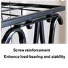 Umbrella Racks AYY Large-Capacity Metal Umbrella Stand Umbrella Holder, Cane Cue Storage Rack with Hook and Drip Tray, for School Bank Hotel Cafe, White Brown Black, 15 Holes 16 Hooks view 4