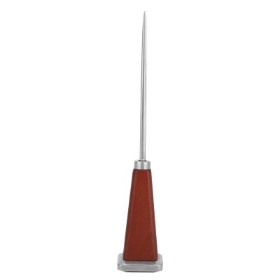 Fdit Kitchen Ice Pick Stainless Steel Ice Pick with Wood Handle Bartender Tool & Wine Tools for Bars Restaurants(6#)