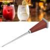 Fdit Kitchen Ice Pick Stainless Steel Ice Pick with Wood Handle Bartender Tool & Wine Tools for Bars Restaurants(6#) view 4