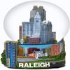 Essential To You Raleigh North Carolina Snow Globe - 65 MM - Great Gift Glass Globe view 1