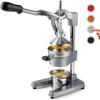 Eurolux Cast Iron Citrus Juicer | Extra-Large Commercial Grade Manual Hand Press | Heavy Duty Countertop Squeezer for Fresh Orange Juice (Bonus Stainless Steel Cup) (Gray) view 1