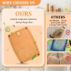 Barenthal 2PC Cutting Boards for Kitchen Dishwasher Safe Eco-Friendly Composite Cutting Board, Reversible Chopping Board with Handles & Juice Grooves, Small & Medium Cutting Board for Kitchen view 3