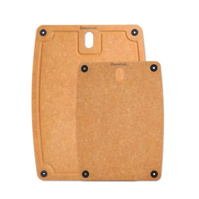 Barenthal Cutting Boards for Kitchen Dishwasher Safe Eco-Friendly Composite Cutting Board Set of 2, Reversible Chopping Board with Handles & Juice Grooves, Small & Large Cutting Board for Countertop