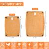Barenthal Cutting Boards for Kitchen Dishwasher Safe Eco-Friendly Composite Cutting Board Set of 2, Reversible Chopping Board with Handles & Juice Grooves, Small & Large Cutting Board for Countertop view 2