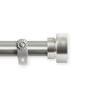 1 inch Side Curtain Rod 12-20 inch (Set of 2) - Satin Nickel view 4