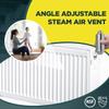 Midline Valve 6J3I5 Steam Radiator Air Vent; Heat Regulator Valve; Angle Adjustable Mount; 1/8 in. MIP; Chrome Plated Steel view 4