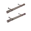 1.5 inch curtain rod 12-20 inch (Set of 2) - Cocoa view 1