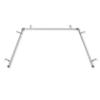 5/8 inch Bay Curtain Rod 20"-36", 38"-72" - Satin Nickel view 2